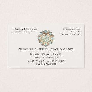Lotus  Holistic Health Counselor Appointment Card