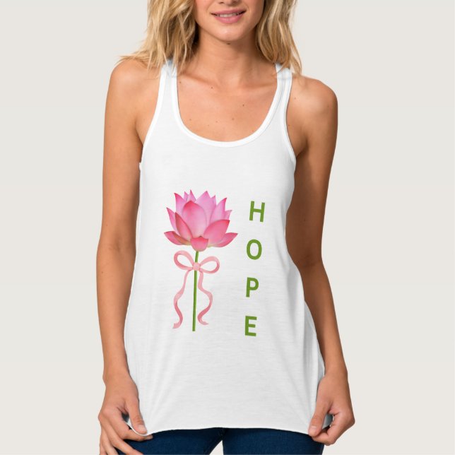 Lotus HOPE  Tank Top (Front)
