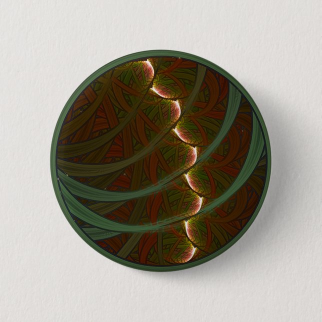 Lotus Horse Moon Pinback Button (Front)