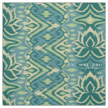 Lotus Ikat Pattern - The White Lotus Fabric