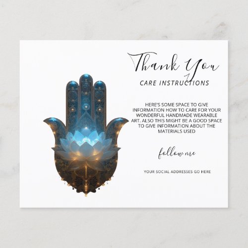 Lotus Illumination | Hamsa Hand Design Flyer