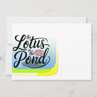 Lotus Invitation