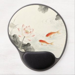 Lotus Koi Gongbi Ergonomic Wrist Rest Mouse Pad