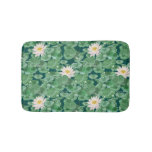 Lotus Lagoon Pattern - The White Lotus Bath Mat