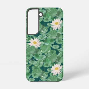 Lotus Lagoon Pattern - The White Lotus Samsung Galaxy S22 Case