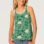 Lotus Lagoon Pattern - The White Lotus Tank Top