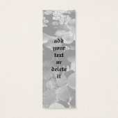 Lotus leaf bookmark (Back)