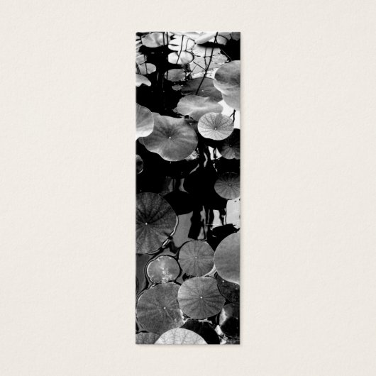 Lotus leaf bookmark (Front)