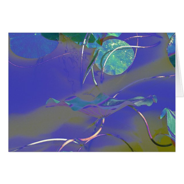 Lotus Leaves Cards (Front Horizontal)