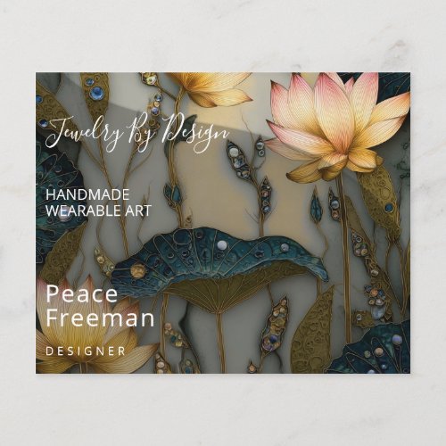 Lotus Light Awakening | botanical Design Flyer