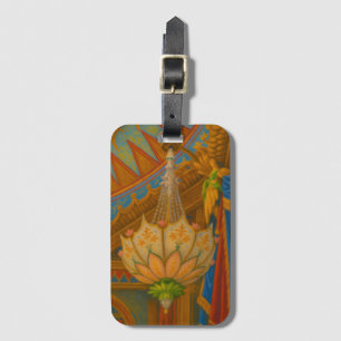 Lotus Light – Royal Pavilion Chandelier Print Luggage Tag