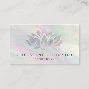 lotus logo business card