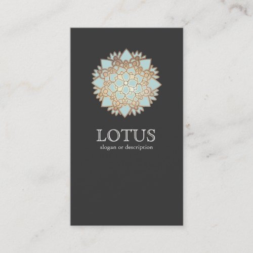 Elegant Lotus Women's Fashion Boutique Black Business Cards