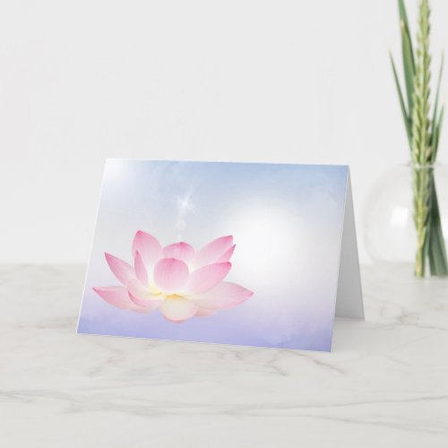 Lotus love light card