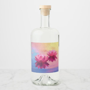 Lotus Love Liquor Bottle Label