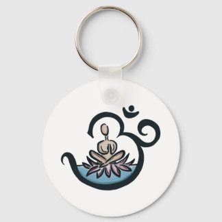 Lotus Lover Yoga Keychain