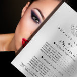 Lotus Makeup Artist Beauty Salon Lashes Flyer Gray<br><div class="desc">florenceK luxury beauty salon colletion</div>