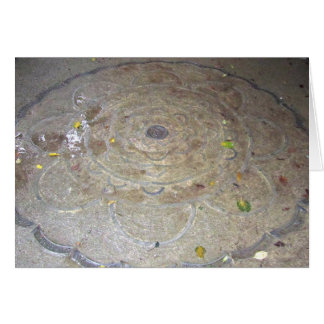 Lotus Mandala at Fudō Temple on Mt. Kurama Cards