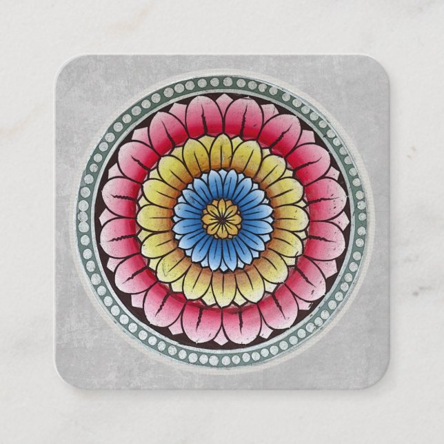 Lotus Mandala Business Card (Front)