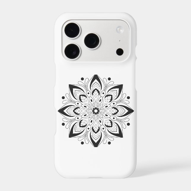 Lotus Mandala Design   Iphone Case (Back)