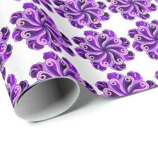 Lotus Mandala Design Wrapping Paper