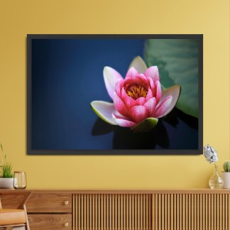 Lotus Matte Poster Print – Peaceful Spiritual Art