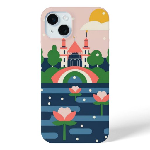 Lotus Mindfulness Die Brucke Art iPhone Case