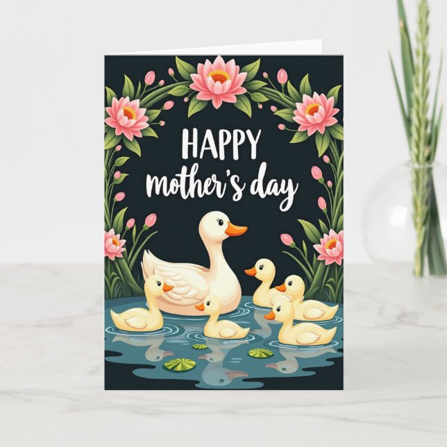 Lotus Mothers Day Scene Card (Front)