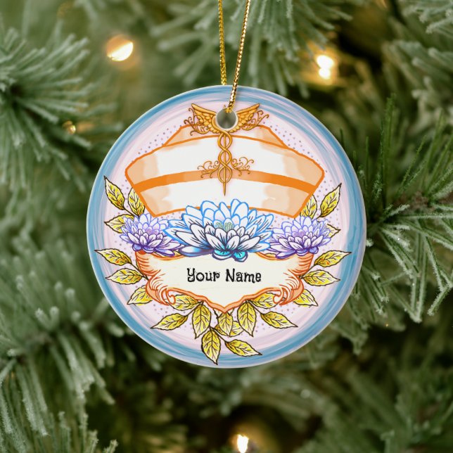 Lotus nurse cap ceramic ornament (Tree)