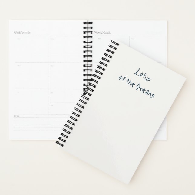 Lotus of the Oceans Planner (Display)