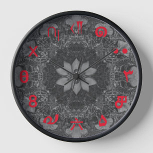 Lotus of Time: Universal Numeral Clock