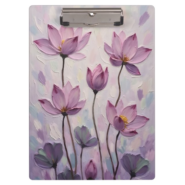 Lotus – Oil Painting Clipboard (Front)