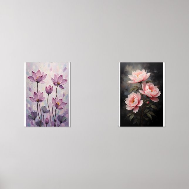 Lotus – Oil Painting Wall Art Sets (Front)