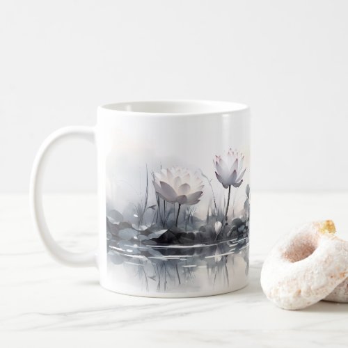 Lotus On The Water Coffee Mug