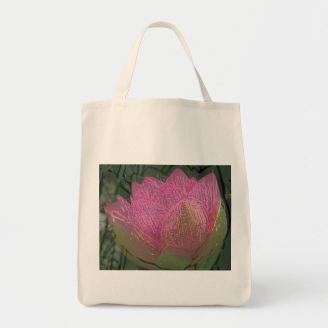 Lotus organic tote bag (Front)
