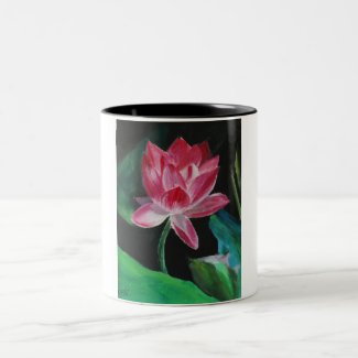 Lotus painting Mug