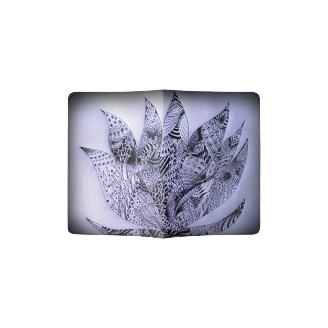 Lotus Passport Holder (Opened)