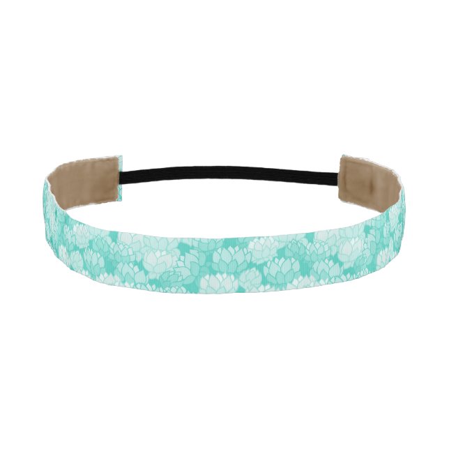 Lotus pattern 2 athletic headband (Front)