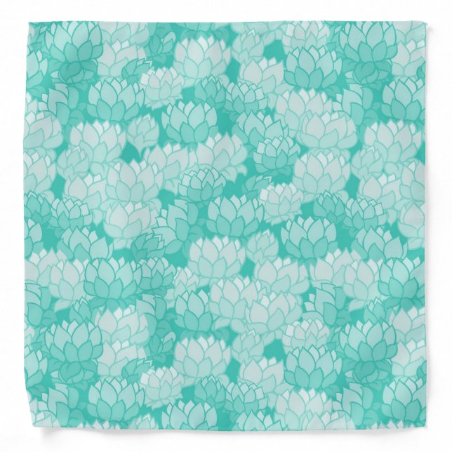 Lotus pattern 2 bandana (Front)