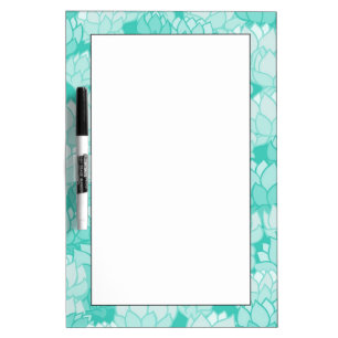 Lotus pattern 2 dry erase board