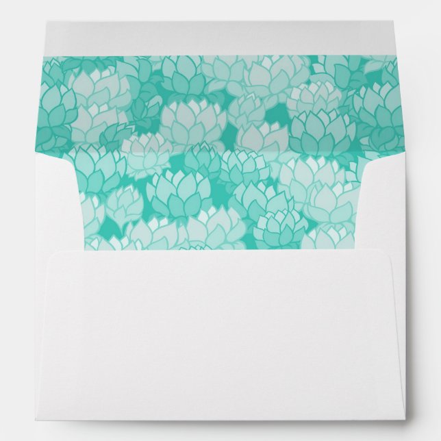 Lotus pattern 2 envelope (Back (Bottom))