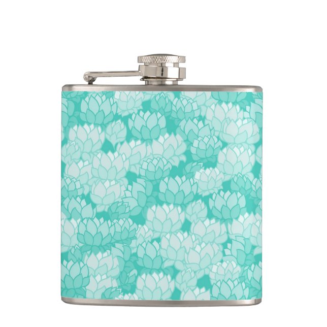 Lotus pattern 2 flask (Front)