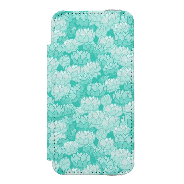 Lotus pattern 2 incipio iPhone wallet case (Folio Front)