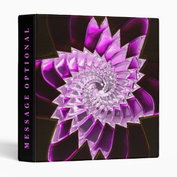 Lotus Pattern Glass Art 1a Binder by Ronspassionfordesign at Zazzle