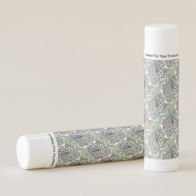 Lotus Pattern lip balm (Front)