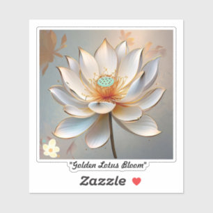 "Lotus Petals Unfold" Sticker