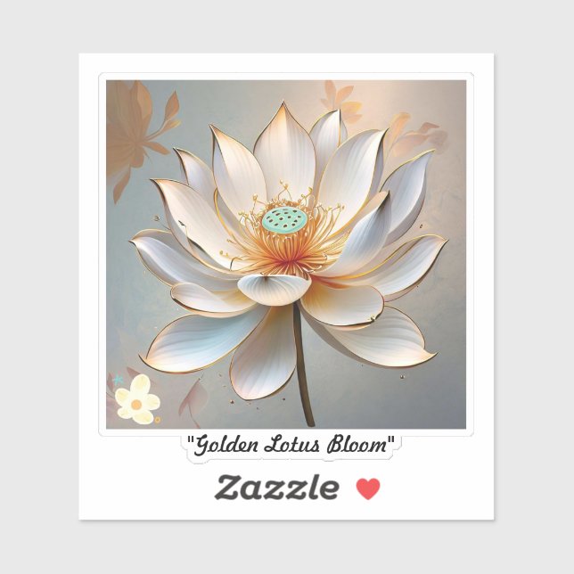 "Lotus Petals Unfold" Sticker (Sheet)