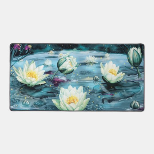 Lotus Pond Desk Mat