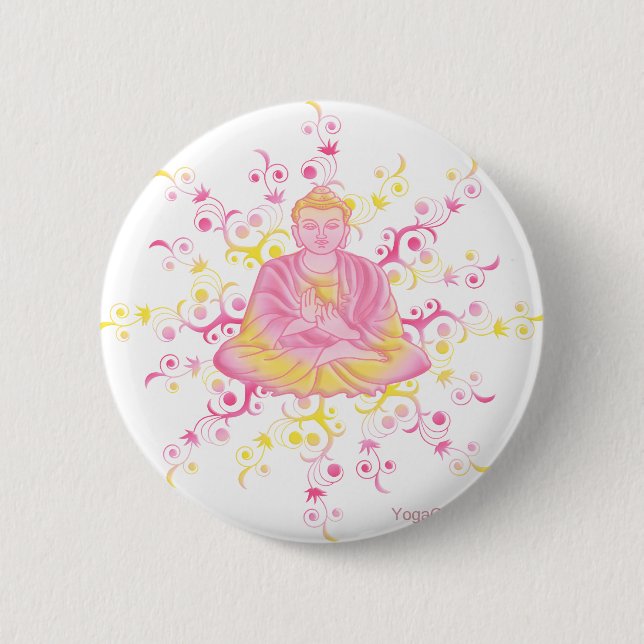 Lotus pose button (Front)