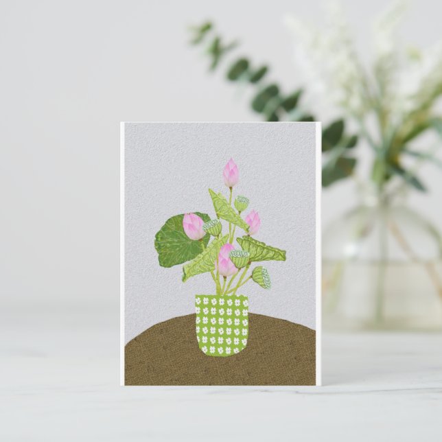 Lotus Postcard (Standing Front)